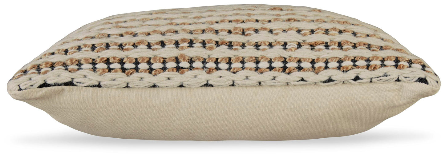 Ashley Nealington Brown Black White Pillow