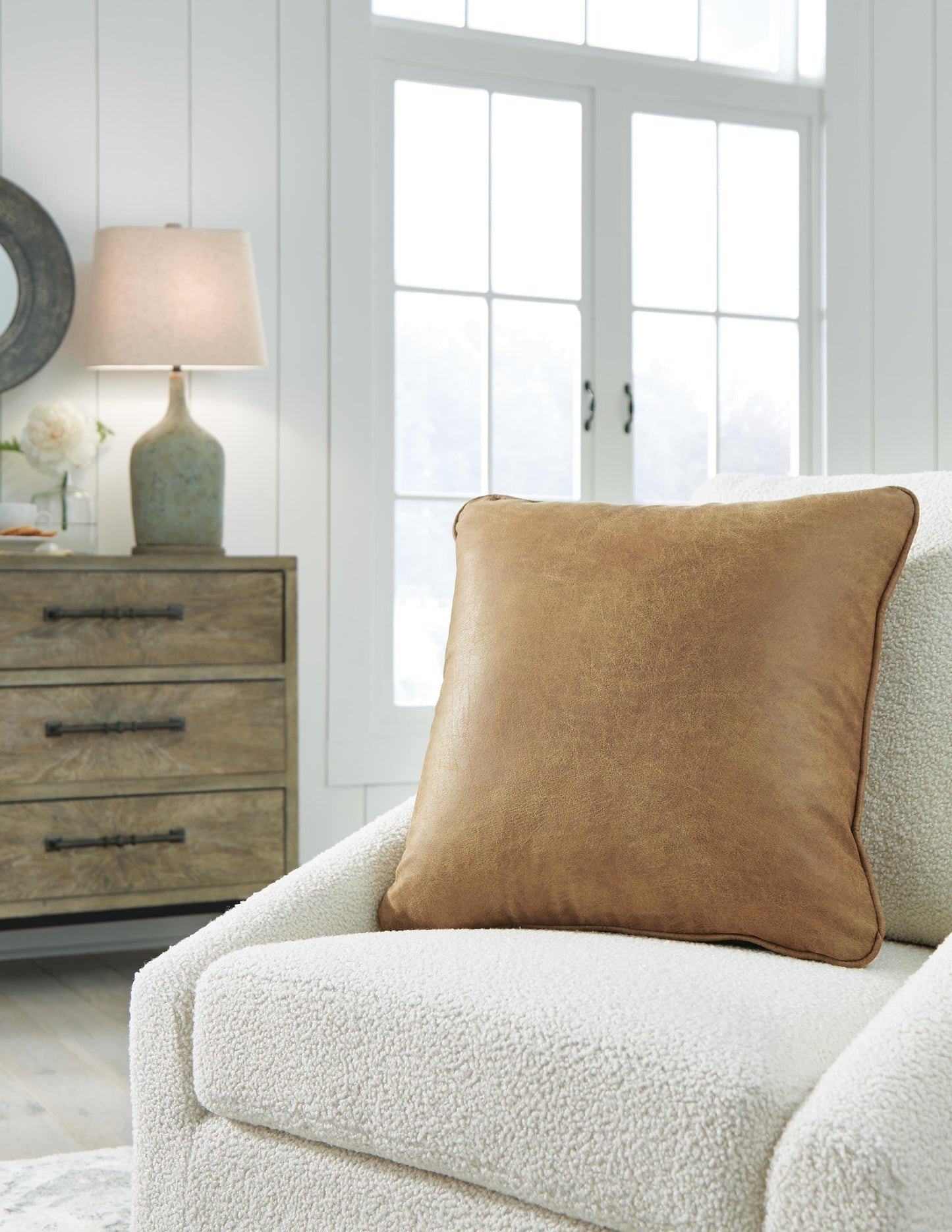Ashley Cortnie Caramel Pillow