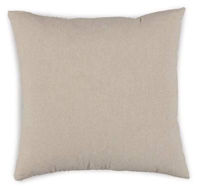 Ashley Benbert Tan White Pillow