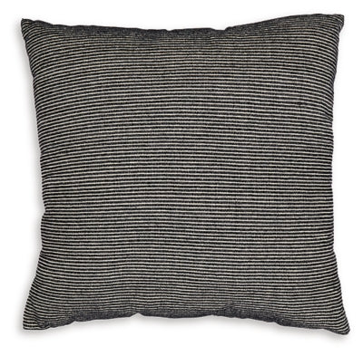 Ashley Edelmont Black Linen Pillow