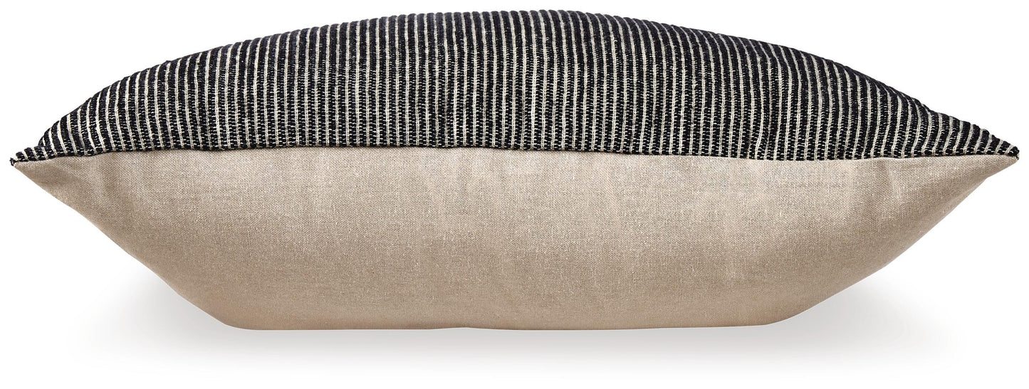 Ashley Edelmont Black Linen Pillow