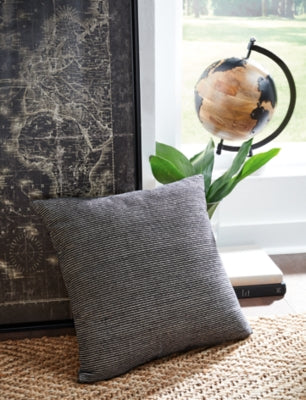 Ashley Edelmont Black Linen Pillow