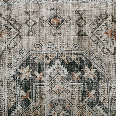 Ashley Roseridge Brown Black Cream Pillow