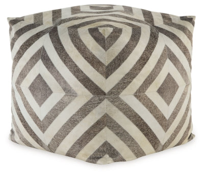 Ashley Hartselle Brown Pouf