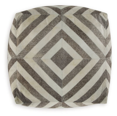 Ashley Hartselle Brown Pouf