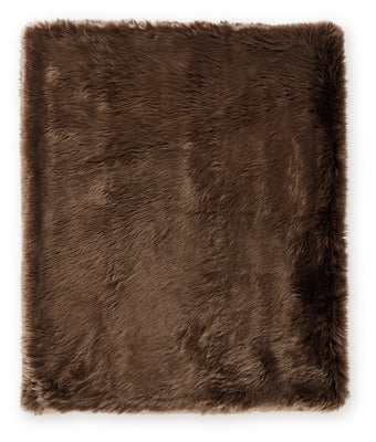 Ashley Bellethrone Brown Throw (Set of 3)