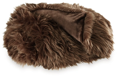Ashley Bellethrone Brown Throw (Set of 3)