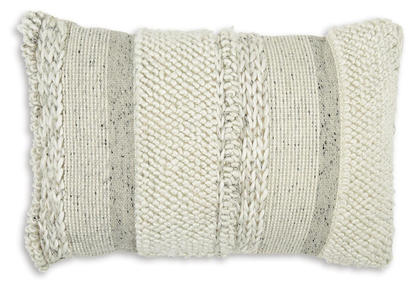 Ashley Standon Gray White Pillow