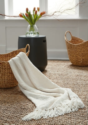 Ashley Tamish Cream Throw