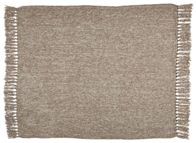 Ashley Tamish Taupe Throw