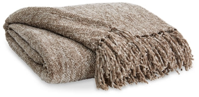Ashley Tamish Taupe Throw