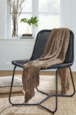 Ashley Tamish Brown Throw