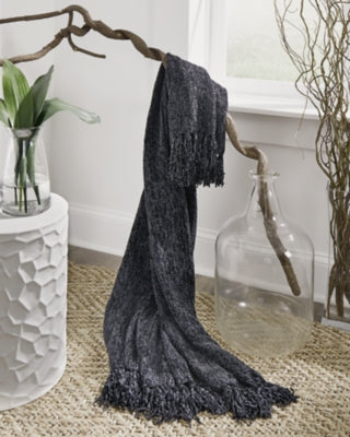 Ashley Tamish Black Throw