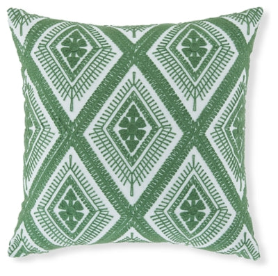 Ashley Bellvale Green White Pillow (Set of 4)