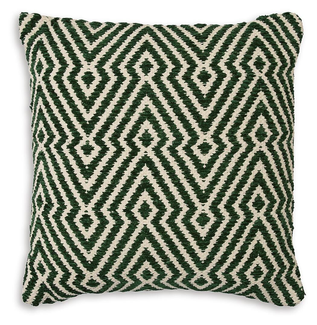 Ashley Digover Green Ivory Pillow