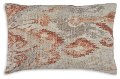 Ashley Aprover Rust Gray White Pillow