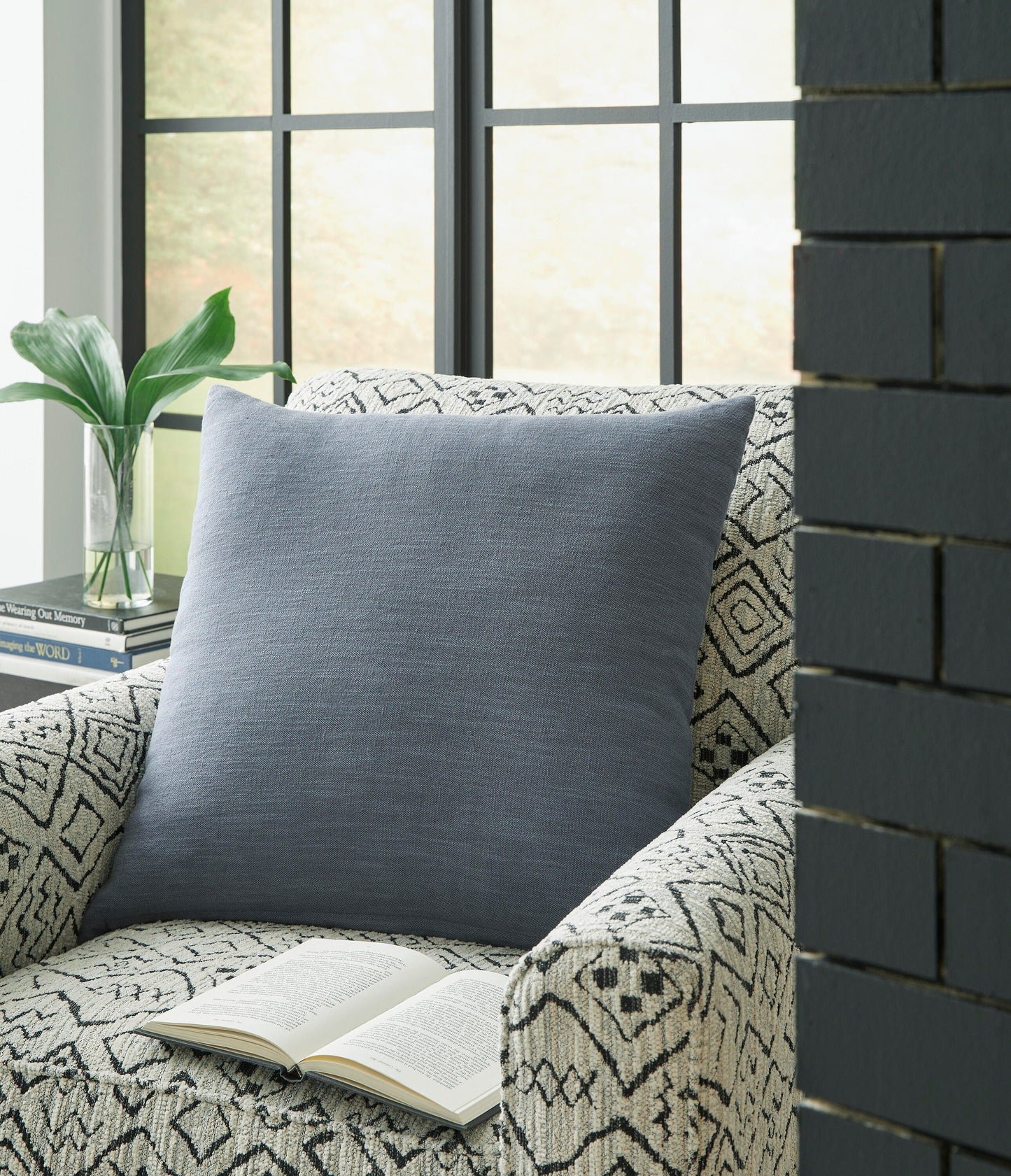 Ashley Thaneville Blue Pillow