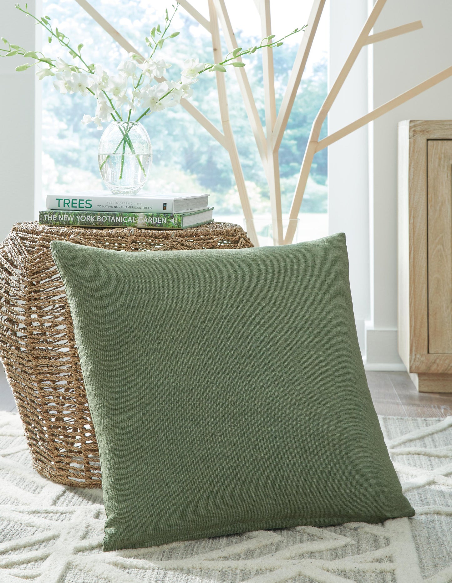 Ashley Thaneville Green Pillow