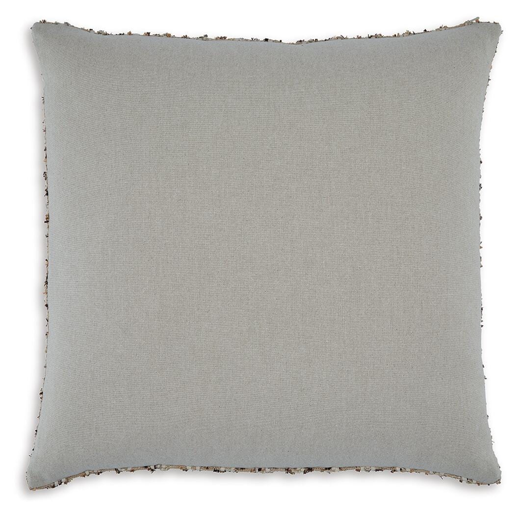 Ashley Vorlane Tan Brown White Pillow