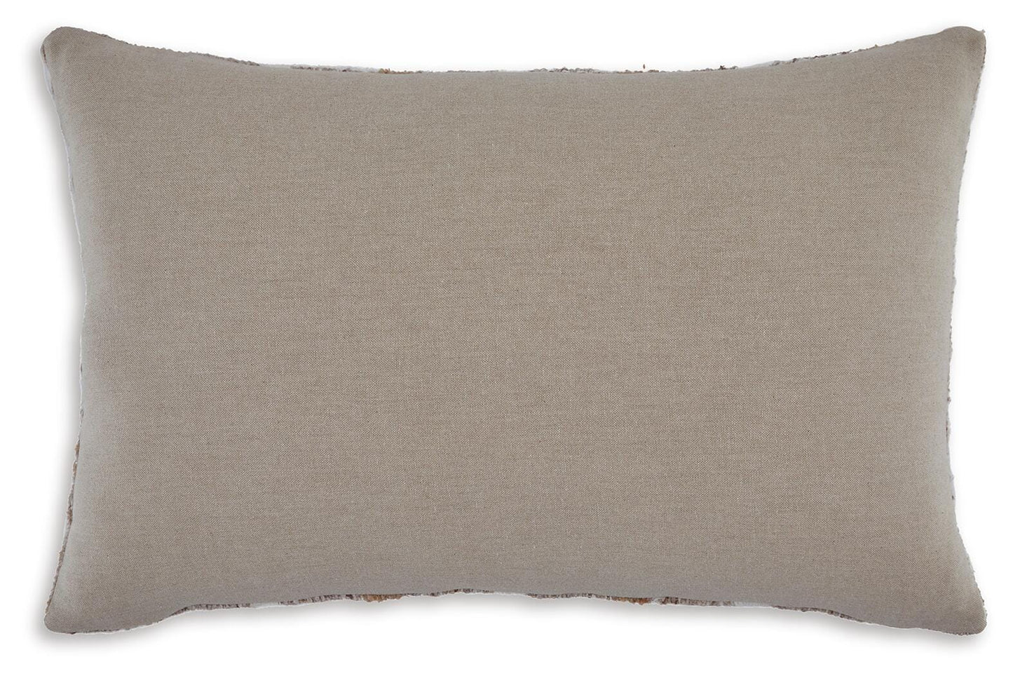 Ashley Benish Tan Brown White Pillow