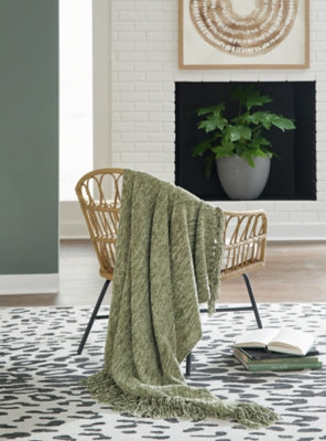 Ashley Tamish Green Throw