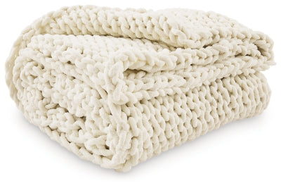Ashley Chaddon Ivory Throw