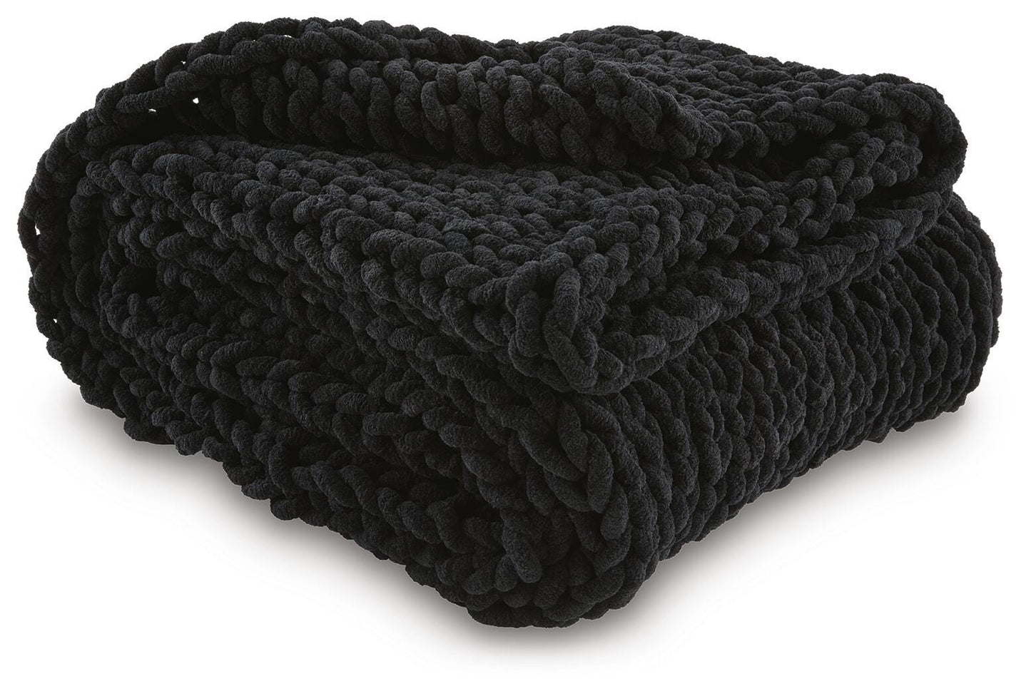 Ashley Chaddon Black Throw