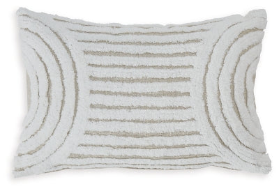 Ashley Farissen White Tan Pillow