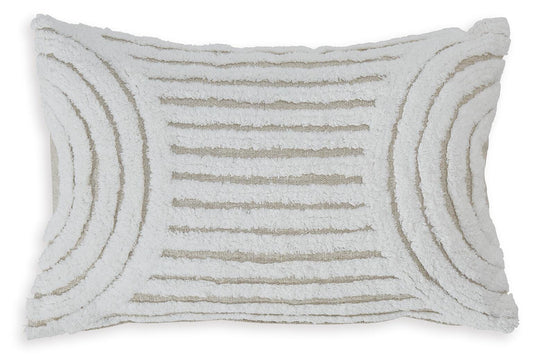 Ashley Farissen White Tan Pillow