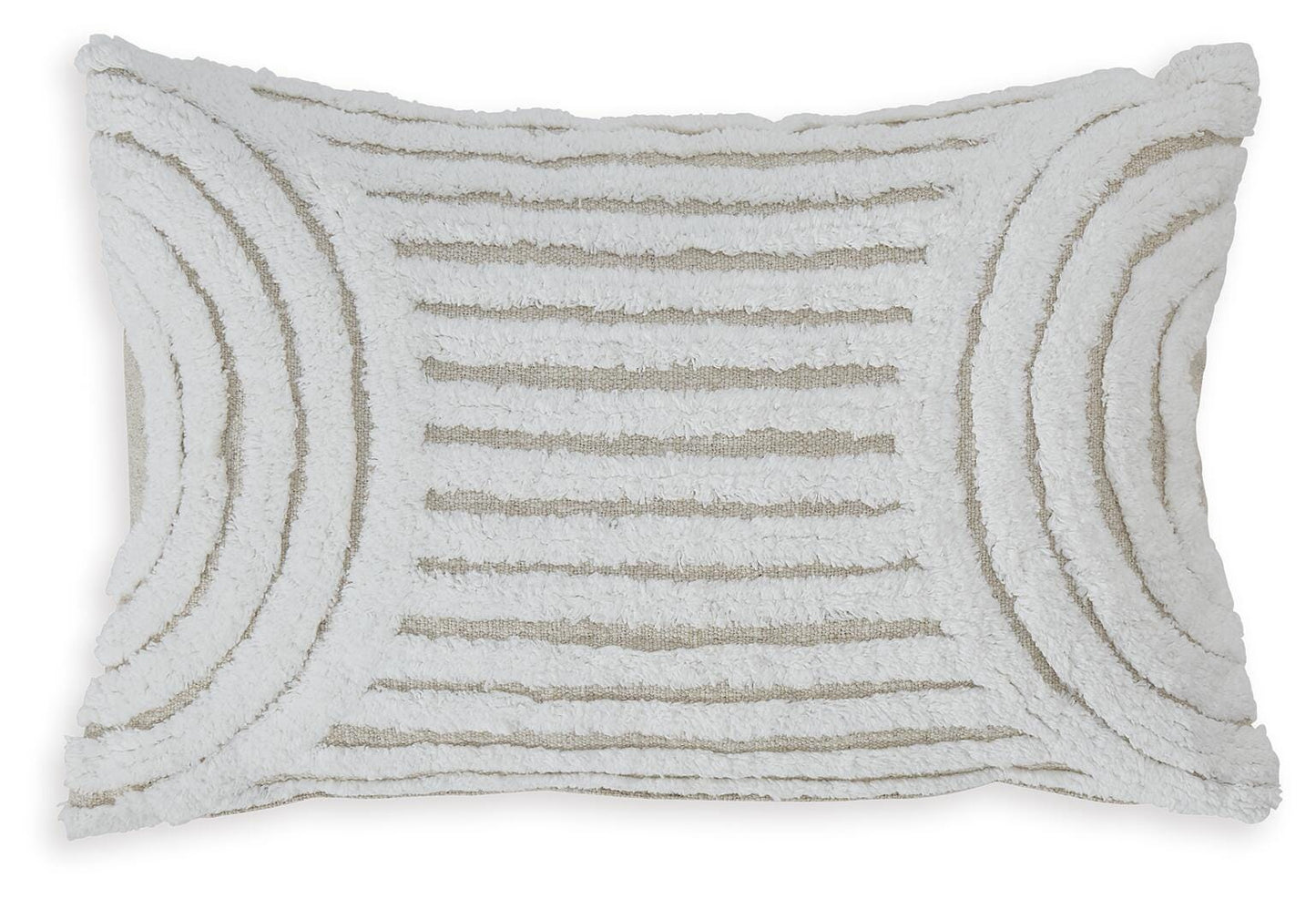 Ashley Farissen White Tan Pillow
