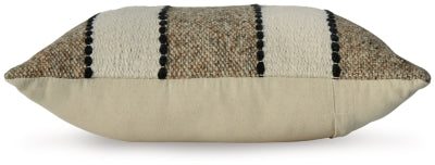 Ashley Rueford Brown Black Natural Pillow