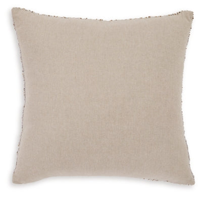 Ashley Abler Ivory Gray Gold Pillow