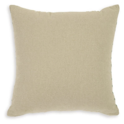 Ashley Rowton White Green Pillow (Set of 4)