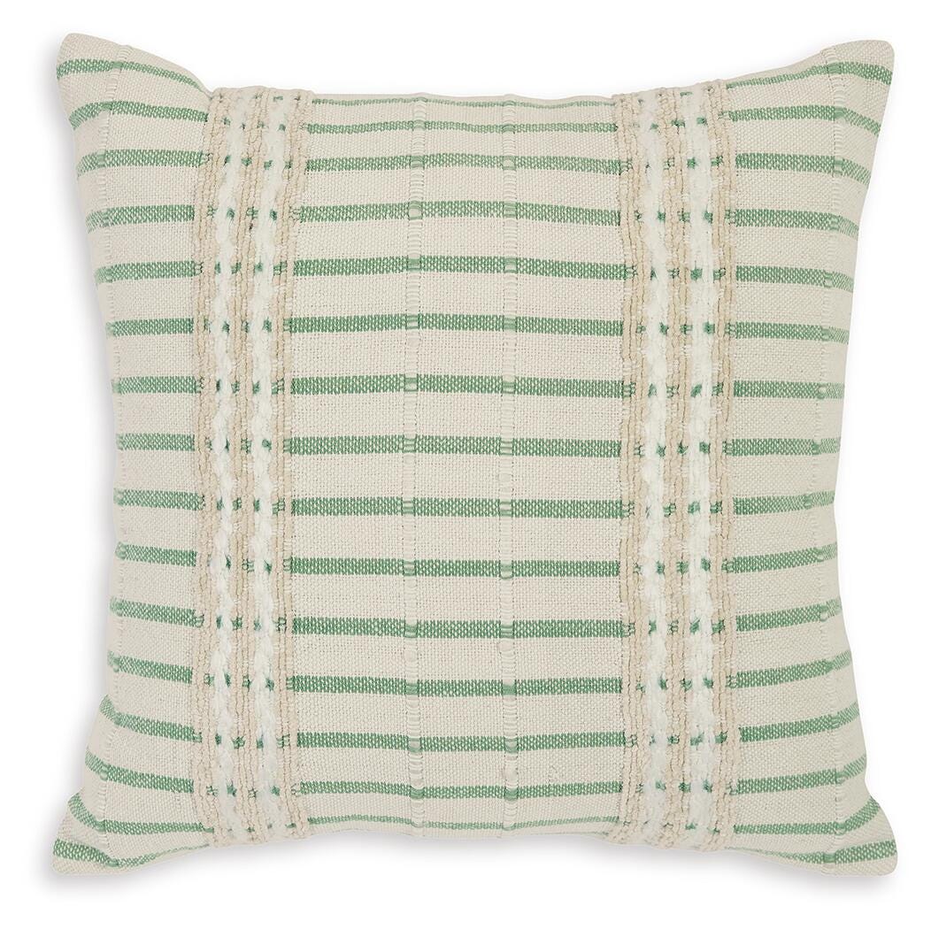 Ashley Rowton White Green Pillow