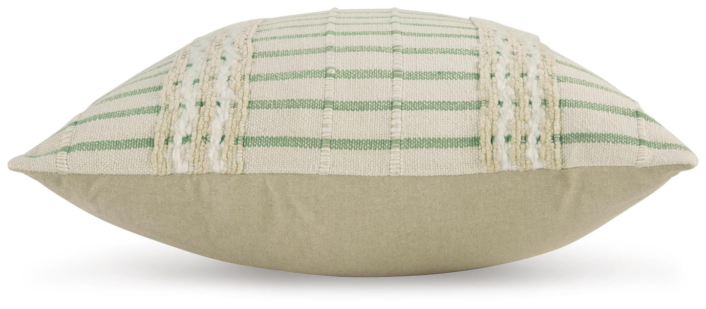 Ashley Rowton White Green Pillow