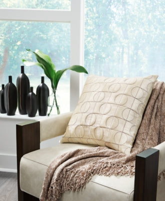 Ashley Kydner Beige Brown Pillow