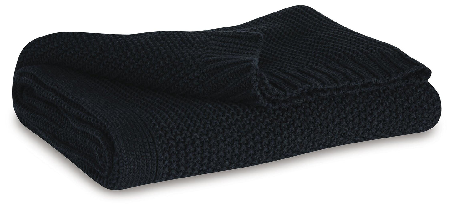 Ashley Gayelery Black Throw