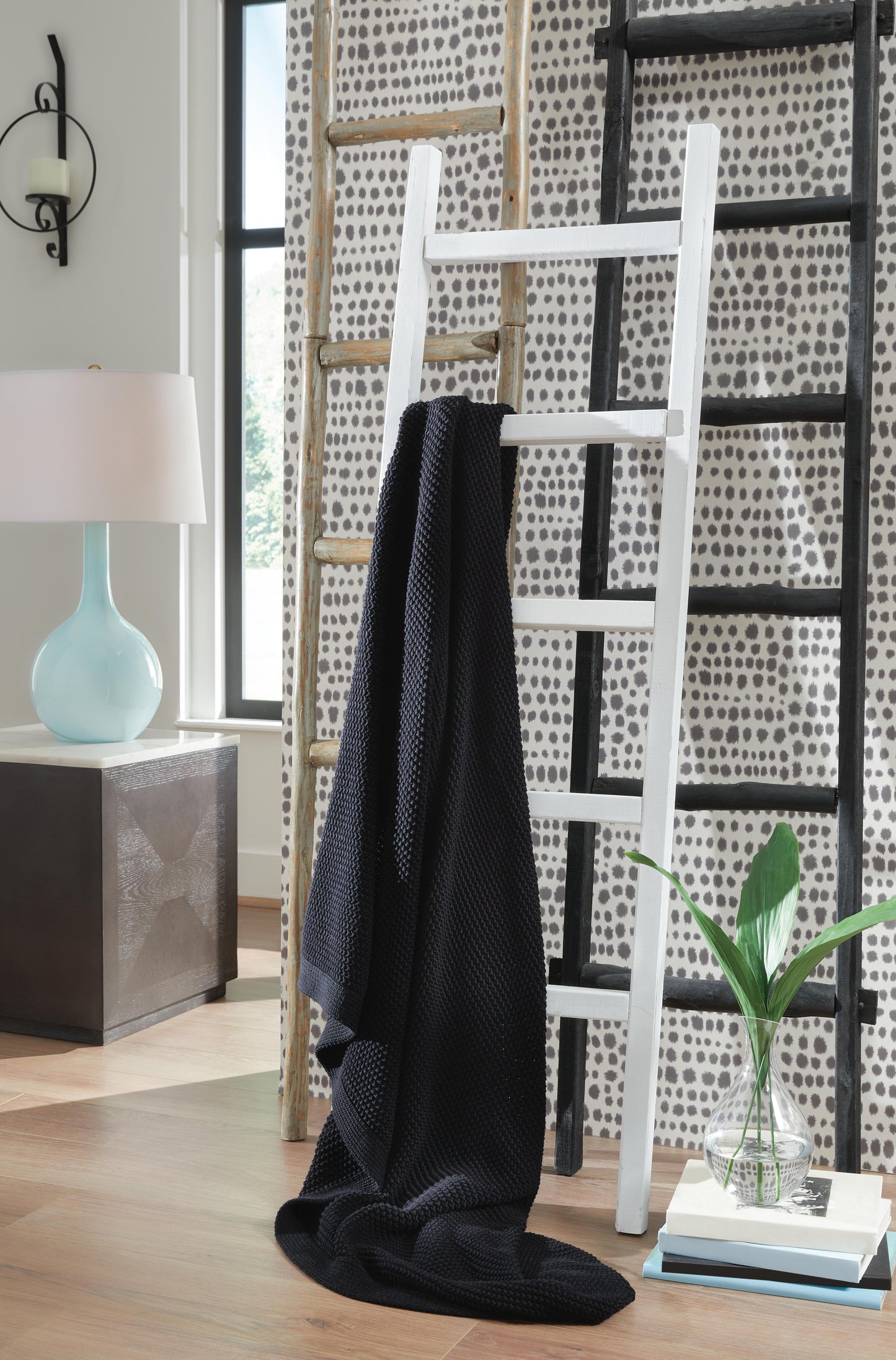 Ashley Gayelery Black Throw