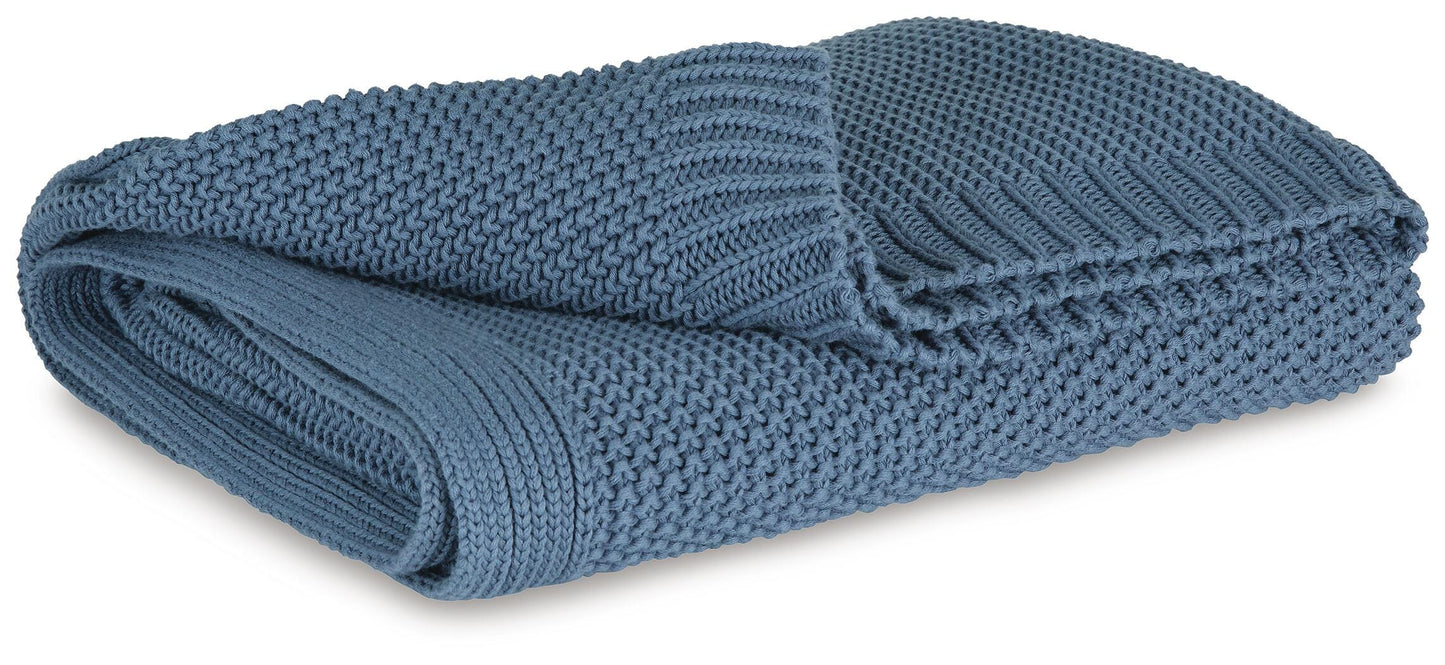 Ashley Gayelery Blue Throw