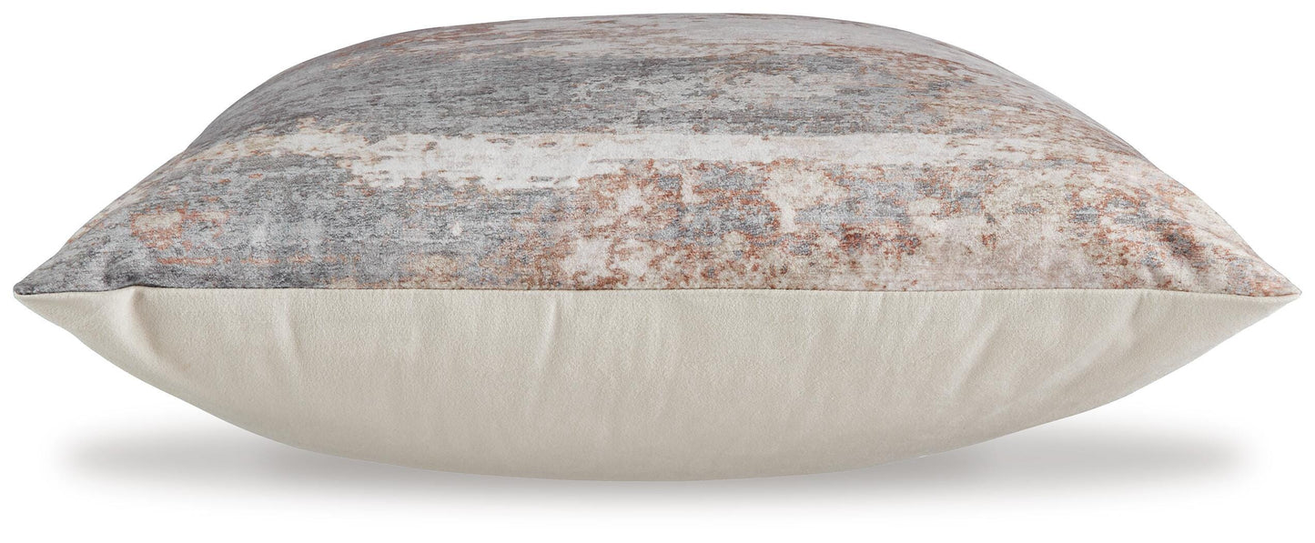Ashley Edinfielders Cream Gray Rust Pillow