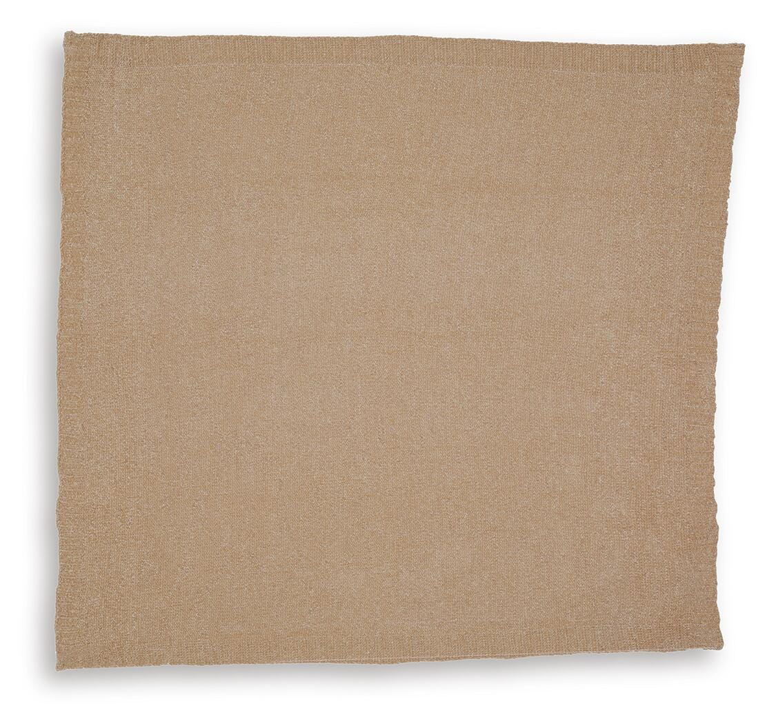 Ashley Anawood Gold Throw