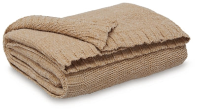 Ashley Anawood Gold Throw (Set of 3)