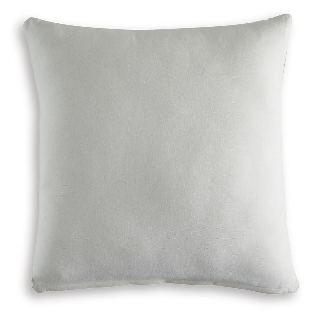 Ashley Dainwick White Gray Brown Pillow
