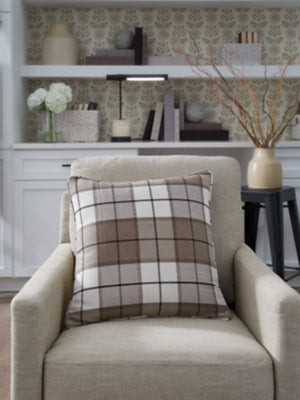 Ashley Godricton Brown Black Cream Pillow