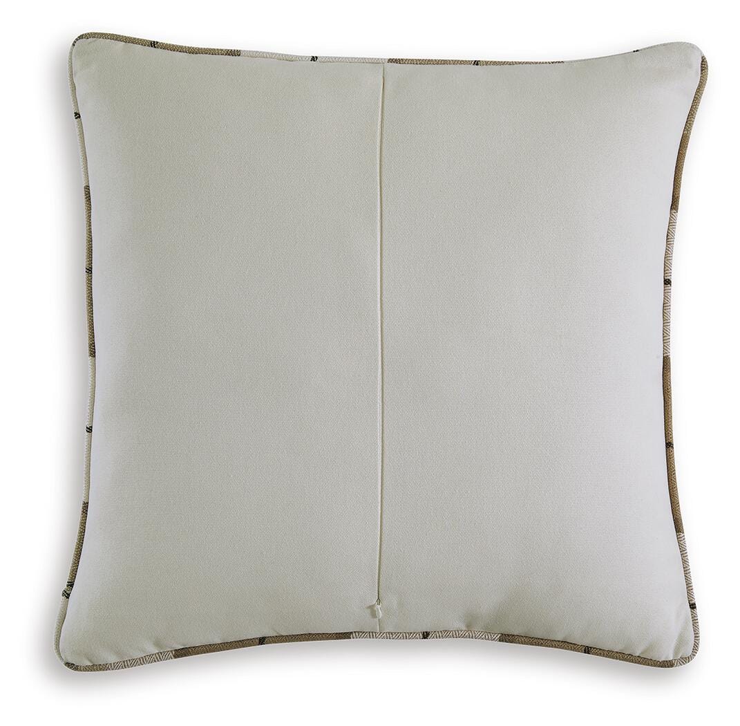 Ashley Godricton Brown Black Cream Pillow