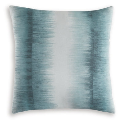 Ashley Elonwich Teal White Pillow (Set of 4)