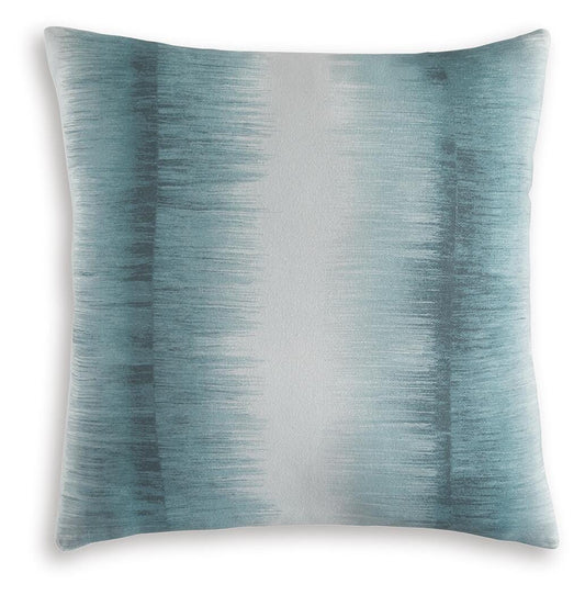 Ashley Elonwich Teal White Pillow