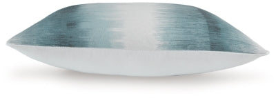 Ashley Elonwich Teal White Pillow