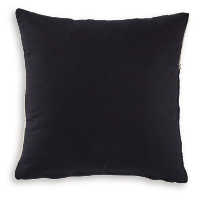 Ashley Veerbank Black Beige Pillow (Set of 4)