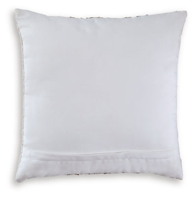 Ashley Brettwood Ivory Brown Pillow (Set of 4)